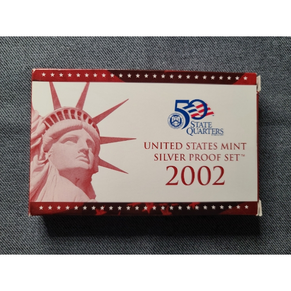2002 United States Mint Silver Proof Set 