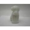 Image 2 : URANIUM Adorable Degenhart Glass Dog Figurine - White- ~2.5 inches ~ BRILLIANT GLOW!