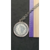 Image 9 : American Historic Society Quartz Pocket Watch & Coin Replica Necklace 