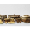 Image 7 : 2 Sets of Gold-Filled ALM Initial Cufflinks Total Weight: 14.8g