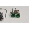 Image 2 : (2) Pairs Of Sterling Silver Earrings - Dangle & Stud Back - Total Weight: 2.0g