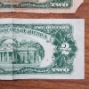 Image 2 : Two United States 1928 Red Seal $2 Notes ~ Great For Collectors! ~ $4 Face Value