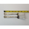 Image 6 : x2 Steiff "Rose" Pattern Sterling Silver Forks TW: ~112g - See Description 