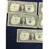 Image 2 : $1 Dollar Silver Certificate Blue Seal One Dollar Notes -All 1957- 5 Total