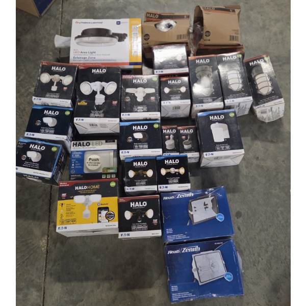 Huge Assortment Of New Halo Light Fixtures