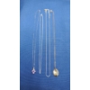 (3) Sterling Silver Necklaces - Weight: 11g