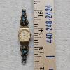 Image 2 : Vintage Pulsar Gold Tone Turquoise Cocktail Watch