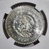 Image 4 : NGC MS64 Graded 1966Mo Mexican Peso ~ 10% Silver Coin Graded Mint State By NGC!