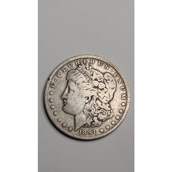 1891-O Morgan 90% Silver Dollar
