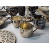 Image 3 : Large Lot of Assorted Vintage Silverplated Serving Items TW: 6.4lbs
