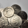 Image 6 : x34 Assorted United States Eisenhower Dollars - FV: $34.00