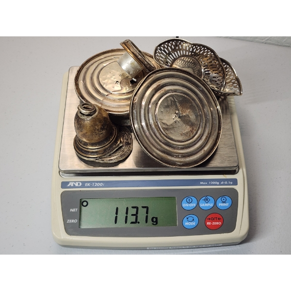 Miscellaneous Sterling Silver Scrap TW: 113.7g