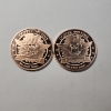 Image 2 : Two Mercury Head Design 1 AVDP Ounce .999 Fine Copper Rounds - 2 oz Copper Total!
