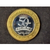 Image 3 : Fremont Hotel & Casino Las Vegas $10 Gaming Token W/ .999 Silver Inside - 50 Years