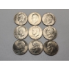 Image 1 : $9.00 Face Value of Assorted Years Eisenhower Clad Dollars 