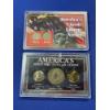 Image 1 : (2) Collectible Coin Sets: America's Classic Liberty Nickel & America's Historic Dollar Coins 