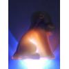 Image 6 : Degenhart Vintage Glass Dog Figurine - Ivory Slag