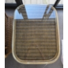 Image 2 : *Pick Up At Mantua Home-No Shipping Available* Beautiful Classic 22Lx28Wx22H Wicker Rattan Glass Top