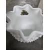 Image 7 : Vintage Pair Of Fenton White Milk Glass Hobnail Creamer & Sugar Servers