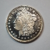 Image 1 : Morgan Dollar Design One Troy Ounce .999 Fine Silver Round 
