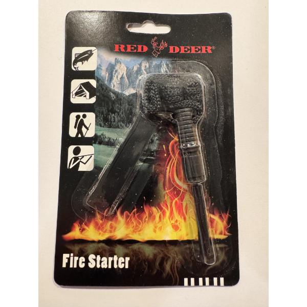 Brand New Red Deer Emergency Survival Fire Starter - Steel & Flint - High Quality