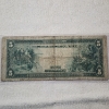 Image 4 : Series 1914 United States $5 Federal Reserve Note - Cleveland District 4-D "Horse Blanket"