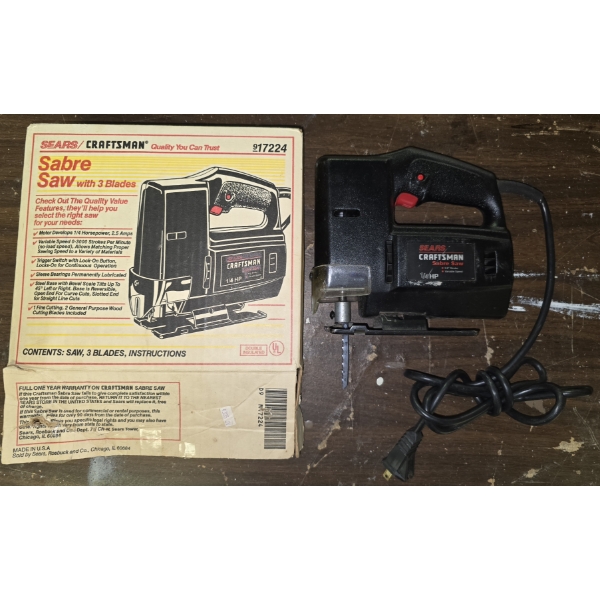 Sears Craftsman Sabre Saw