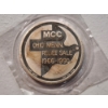 Image 1 : MCC OHIO MENN. RELIEF SALE 1990 25th Anniversary 1 oz .999 Fine Silver Round 