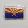 Image 1 : Arizona State Flag Copper Bar - 1 oz .999 Fine Copper - Sealed! 