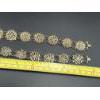 Image 4 : 2  Gorgeous Vintage Bracelets - Floral Pattern - ~7.5 inches long (unclasped) 