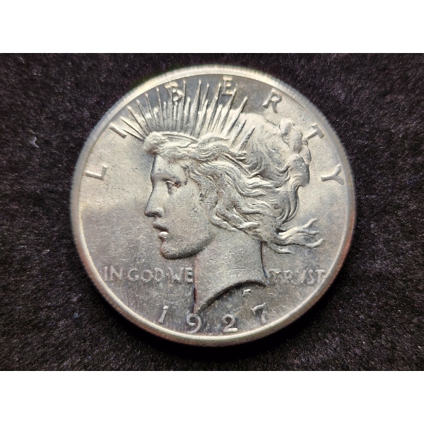 Nice 1927 United States Silver Peace Dollar 