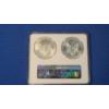 Image 3 : NGC 1986 & 2020 GEM Uncirculated Mercanti's Original Eagle Design 1 Oz Fine Silver Eagles