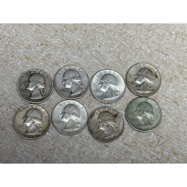 90% Silver U.S. Quarters - FV $2.00 - Various Years