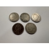 Image 1 : 5 - United States Liberty Head V Nickels - Early 1900's - Great Coins - Harder To Find