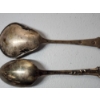 Image 5 : x2 Vintage Collectible Sterling Silver Spoons TW: 44.0g