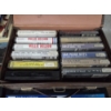 Image 5 : Vintage 21''x28'' Wood End Table, 2 DVD Players, Twin Afgan, Cassette Tapes, Framed Art, & More