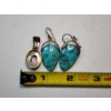 Image 3 : Sterling Silver Pendant/Clip & Sterling Silver and Turquoise Dangle Earrings TW: 20.2g