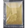Image 4 : 22K Gold Foil Babe Ruth Trading Card In Original Box & With Certificate 