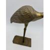 Image 4 : Vintage Brass Crane Figurine - Home Decor 