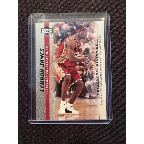 2004 Upper Deck LeBron James Phenomenal Beginnings Rookie Basketball Card #8 - Mint Condition