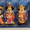 Image 3 : Disney Store "Mickey Through the Years" Glass Christmas Ornaments Set