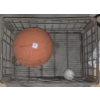 Image 1 : Basketball, 2 Baseballs in Metal Ball Crate