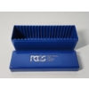 Image 1 : PCGS Blue Plastic Coin Slab Storage Container, Holds 20 Slabs