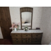 Image 1 : 7 Drawer Dresser with Mirror and Doors with 2 More Drawers - Contents Included - Dimensions in Desc.