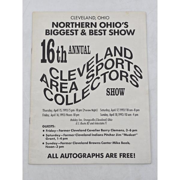 Barry Clemens Autographed Show Book