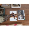 Image 6 : Assorted Collectibles in Vintage Cigar Box - Including Costume Jewelry, Sports Cards, Tokens, & More