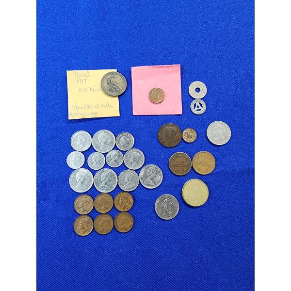 Lot of Assorted World Coins Including: Canada, Brazil, Mexico & More - See Description! 