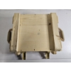 Image 4 : Rustic Vintage Wooden Military Ammunition Crate - Approximately 39 x 32 x 13 cm