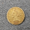 Image 1 : 1880 United States Five Dollar Gold Coin ~ AGW: 0.2419oz ~ Only 3,166,400 Minted