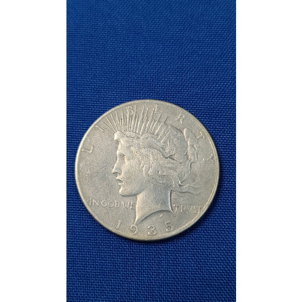 1935 90% Silver Peace Dollar 